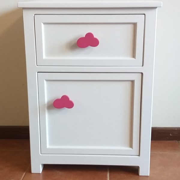 Velador 1 cajón 1 puerta