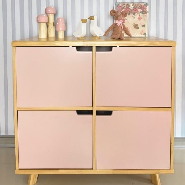 Mueble madera natural, 4 puertas
75 x 80 x 35