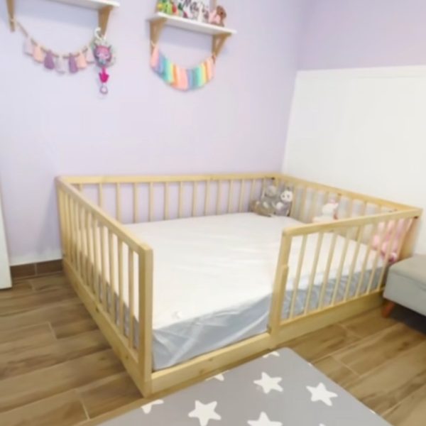 Cama corral
Baranda torneada
60cm alto