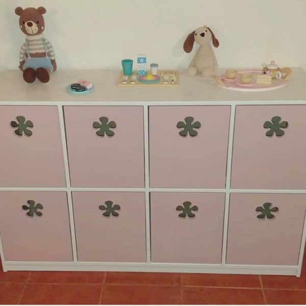 Juguetero 8 cajones con riel
130 x 80 x 35