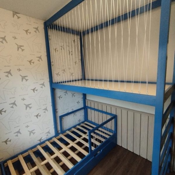 Cama con nido y cama en altura