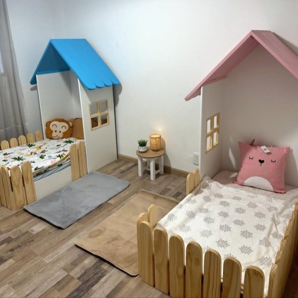 Cama con techito casita
Tamaño Transición